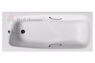 Ванна чугунная Goldman Saga SG18080 180x80см с ножками